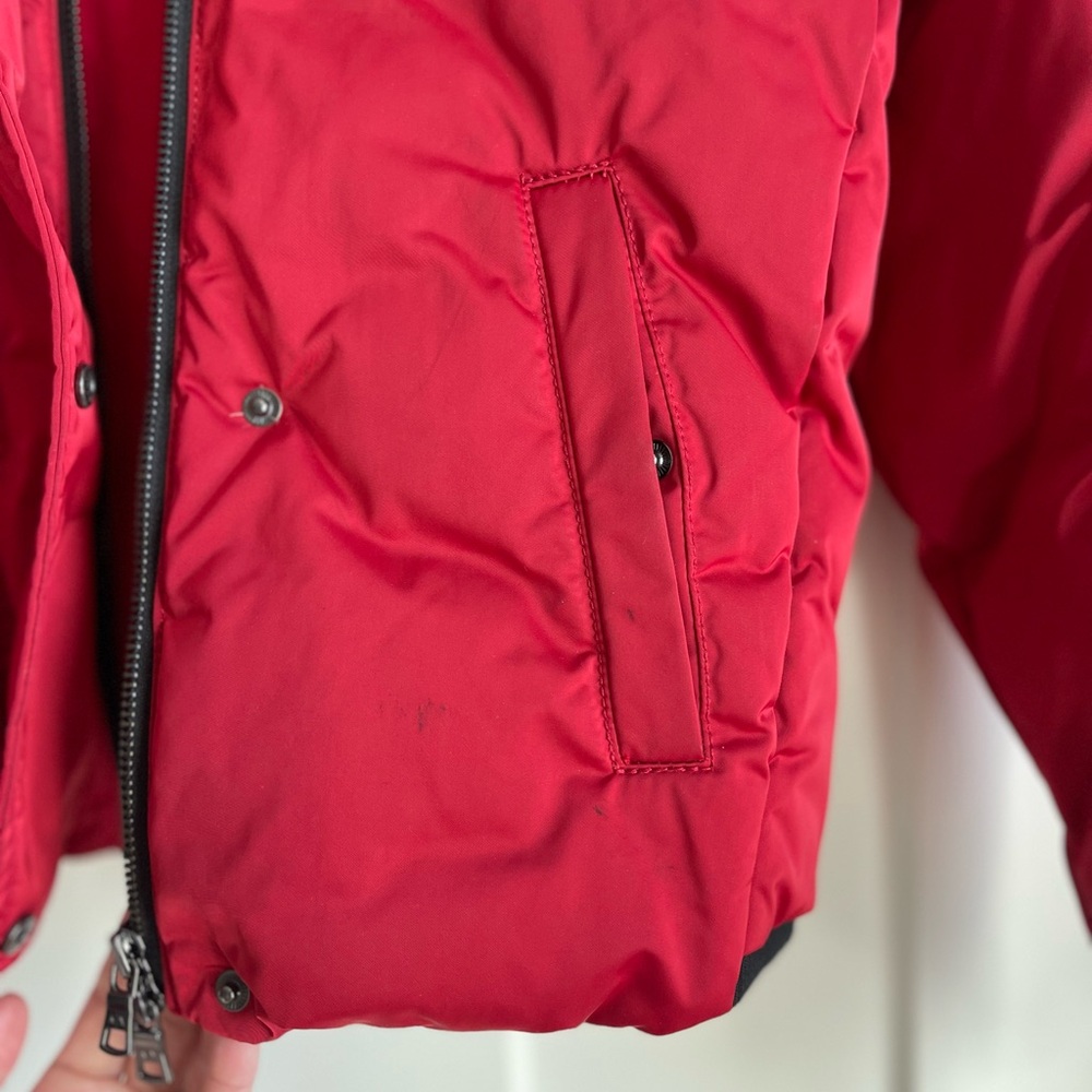 Armani Exchange Red Puffer Jacket - image 7
